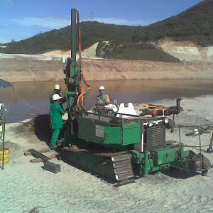 CPT em barragem de rejeito de minério de ferro